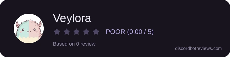 Rating widget preview for Veylora