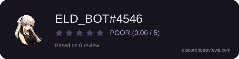 Rating banner for ELD_BOT#4546