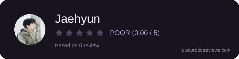 Rating widget preview for Jaehyun