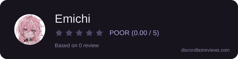 Rating widget preview for Emichi
