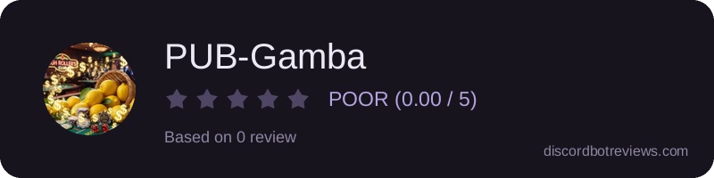 Rating widget preview for PUB-Gamba