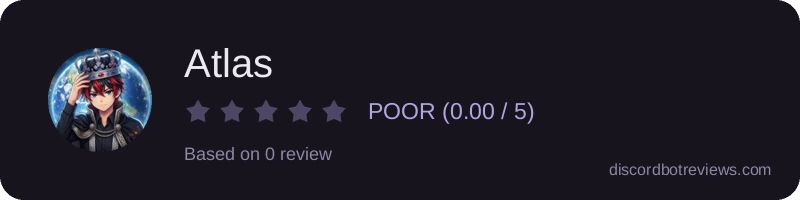 Rating widget preview for Atlas