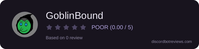 Rating banner for GoblinBound
