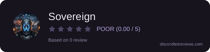 Rating widget preview for Sovereign