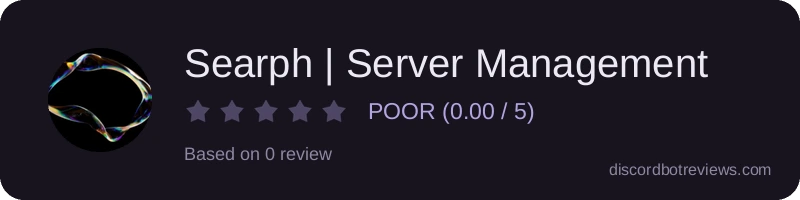 Rating widget preview for Searph | Server Management