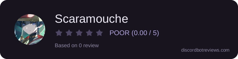 Rating widget preview for Scaramouche