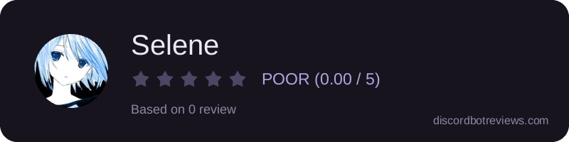Rating widget preview for Selene
