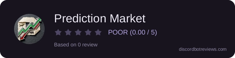 Rating banner for Prediction Market