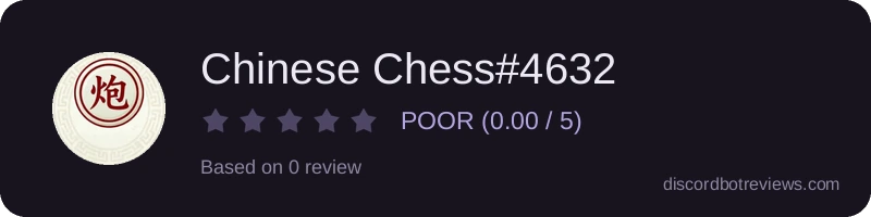 Rating widget preview for Chinese Chess#4632