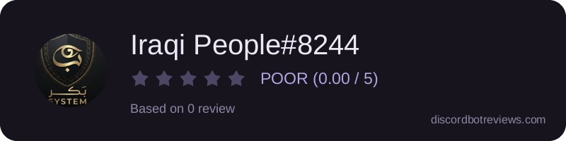 Rating widget preview for Iraqi People#8244