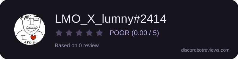 Rating widget preview for LMO_X_lumny#2414