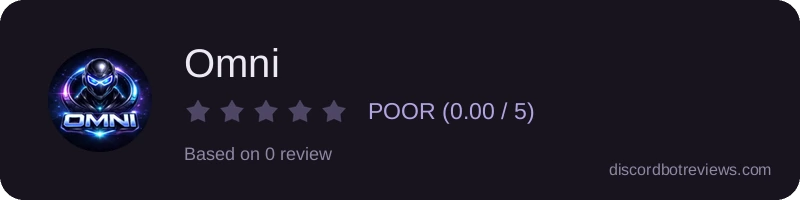 Rating widget preview for Omni