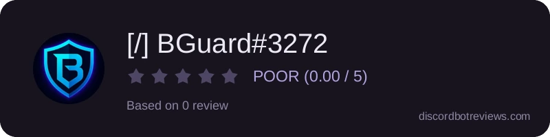 Rating widget preview for [/] BGuard#3272