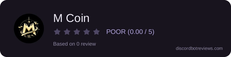 Rating widget preview for M Coin