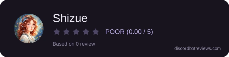 Rating banner for Shizue