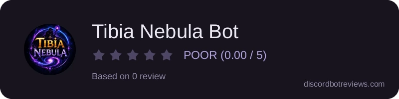 Rating widget preview for Tibia Nebula Bot