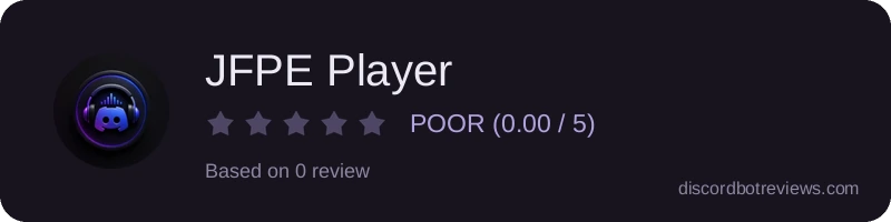 Rating banner for JFPE Player