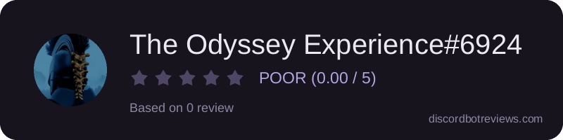 Rating widget preview for The Odyssey Experience#6924