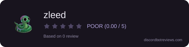 Rating widget preview for zleed