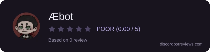 Rating widget preview for Æbot