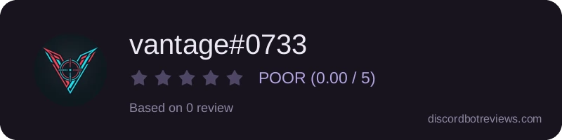 Rating widget preview for vantage#0733
