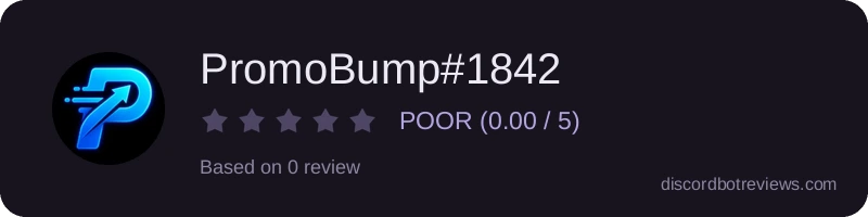 Rating widget preview for PromoBump#1842