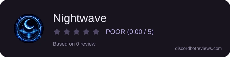 Rating widget preview for Nightwave