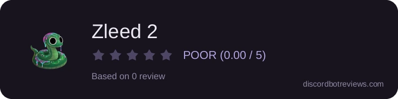 Rating widget preview for Zleed 2