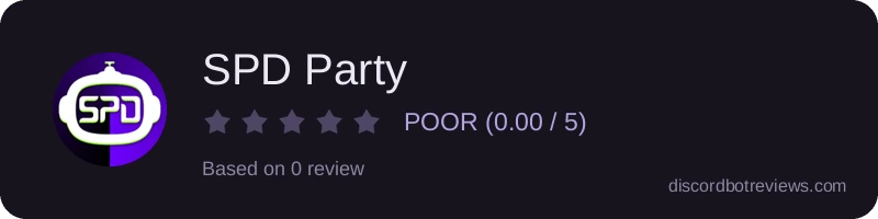 Rating widget preview for SPD Party