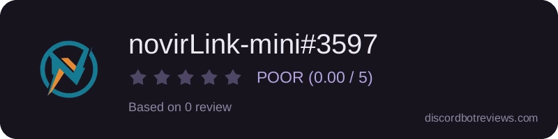 Rating widget preview for novirLink-mini#3597