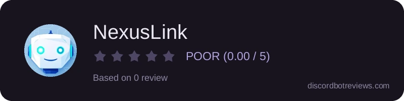 Rating widget preview for NexusLink
