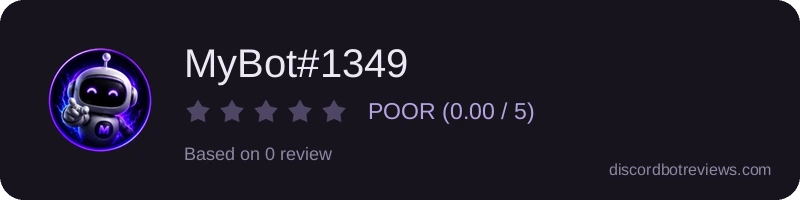 Rating widget preview for MyBot#1349