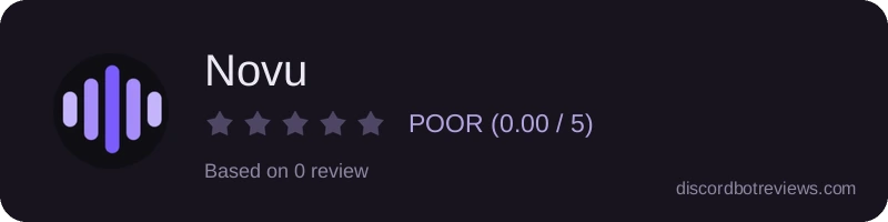 Rating widget preview for Novu