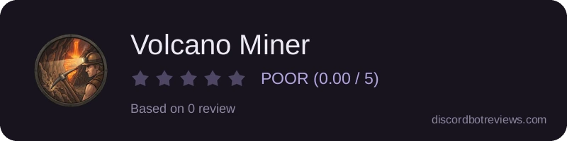 Rating banner for Volcano Miner