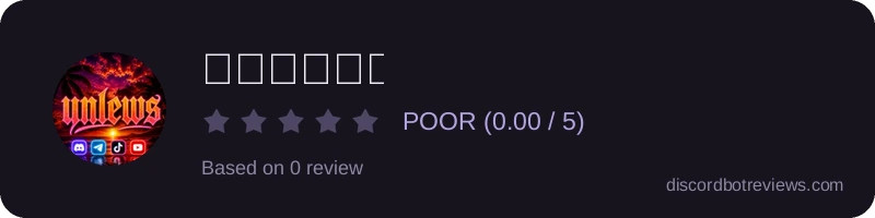 Rating widget preview for 𝐮𝐧𝐥𝐞𝐰𝐬