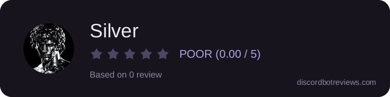 Rating widget preview for Silver