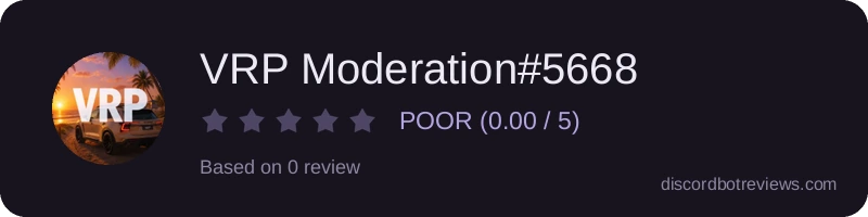 Rating widget preview for VRP Moderation#5668