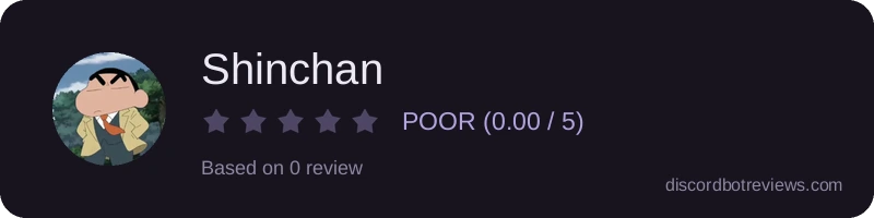 Rating banner for Shinchan