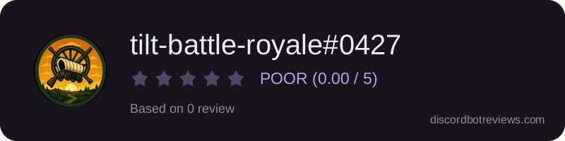 Rating widget preview for tilt-battle-royale#0427