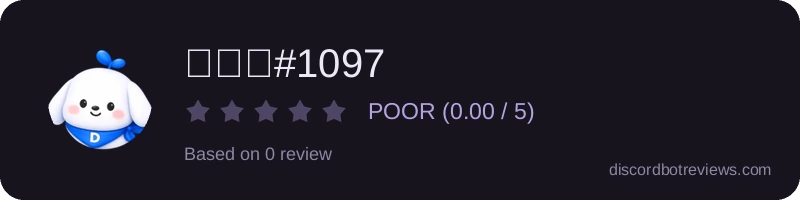 Rating widget preview for 도리봇#1097