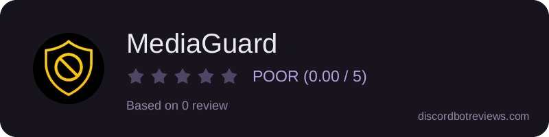 Rating widget preview for MediaGuard