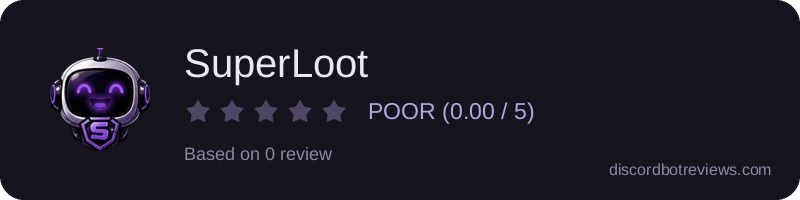 Rating widget preview for SuperLoot