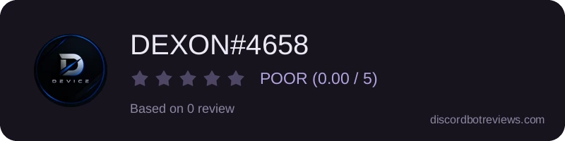 Rating widget preview for DEXON#4658