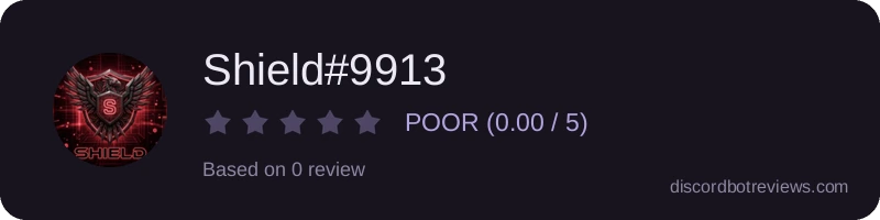 Rating widget preview for Shield#9913