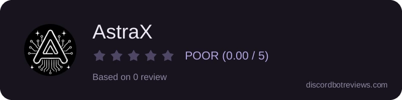 Rating widget preview for AstraX