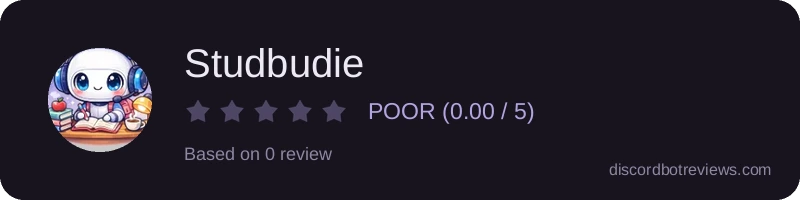 Rating widget preview for Studbudie