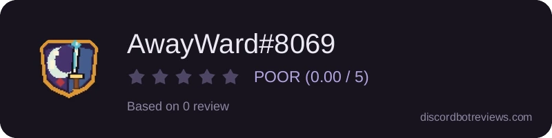 Rating widget preview for AwayWard#8069