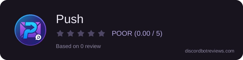 Rating widget preview for Push
