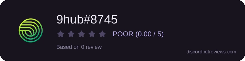 Rating widget preview for 9hub#8745