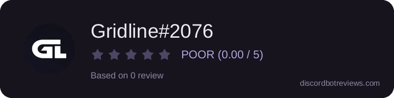 Rating banner for Gridline#2076